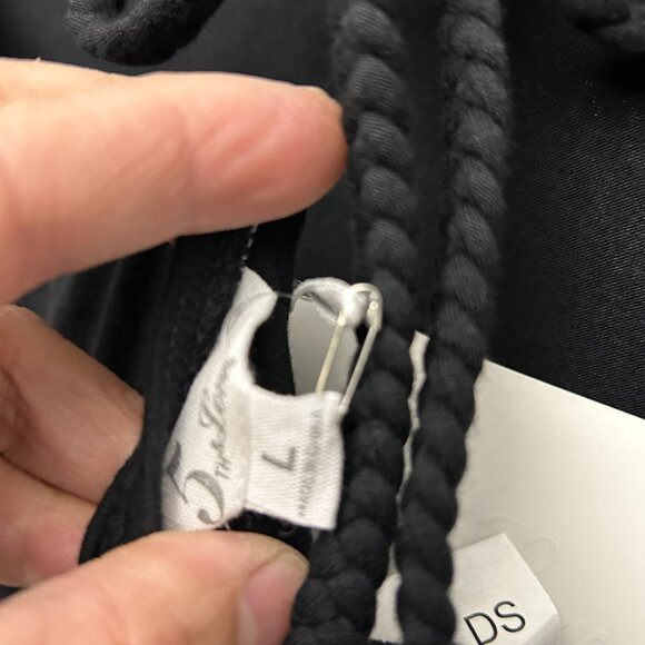 5th & Love Long Dress Women Size Large L Black Sleeveless Neck Strap New w/ Tags - Picture 6 of 9